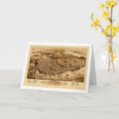 Eastport, ME Panoramische Kaart - 1879 (Gele Bloem)