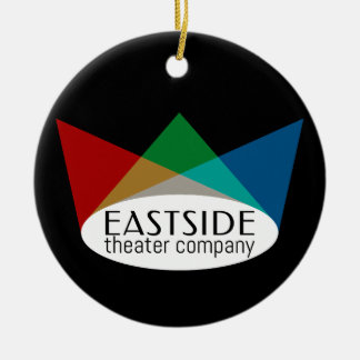 Eastside Theatre Company, zwart Keramisch Ornament
