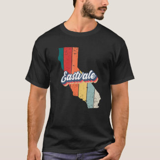 Eastvale City Retro  Hometown California T-shirt