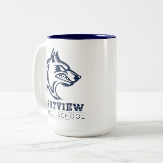 Eastview Middle School Coffee Mok (Voorkant links)