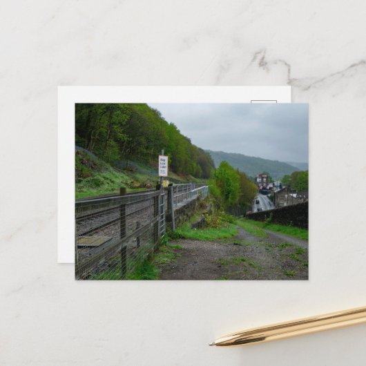 Eastwood Railway Station Remains Briefkaart (Voorkant / Achterkant in situ)