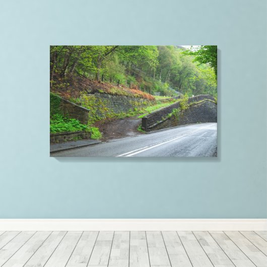 Eastwood Railway Station Remains Canvas Afdruk (Insitu (Houten vloer))