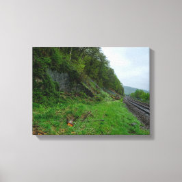 Eastwood Railway Station Remains Canvas Afdruk