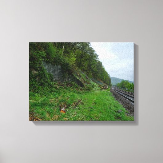 Eastwood Railway Station Remains Canvas Afdruk (Voorkant)