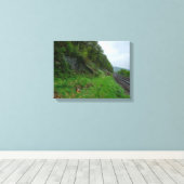 Eastwood Railway Station Remains Canvas Afdruk (Insitu (Houten vloer))