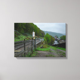 Eastwood Railway Station Remains Canvas Afdruk