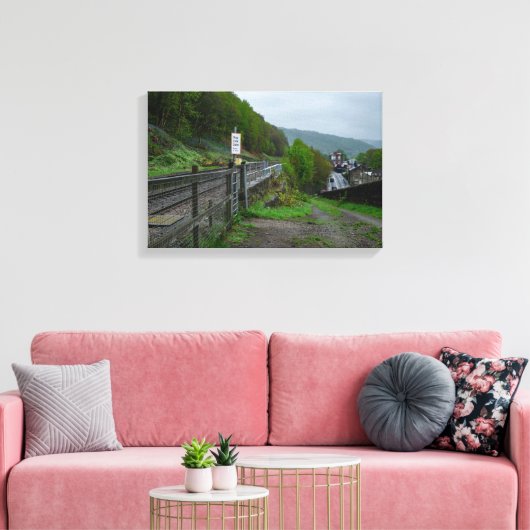 Eastwood Railway Station Remains Canvas Afdruk (Insitu (Woonkamer))