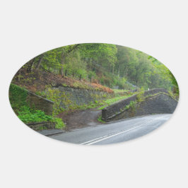 Eastwood Railway Station Remains Ovale Sticker