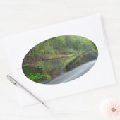 Eastwood Railway Station Remains Ovale Sticker (Envelop)