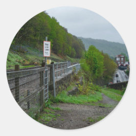 Eastwood Railway Station Remains Ronde Sticker