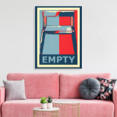 Eastwooding de Obama stoel Grappige Politiek Canvas Afdruk (Insitu (Woonkamer))