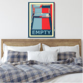 Eastwooding de Obama stoel Grappige Politiek Canvas Afdruk (Insitu (Slaapkamer))