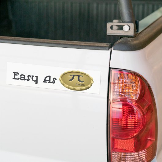 Easy As Pi Bumpersticker (Op Truck)