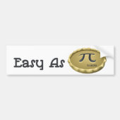 Easy As Pi Bumpersticker (Voorkant)