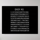 Easy As Pi Poster (Voorkant)