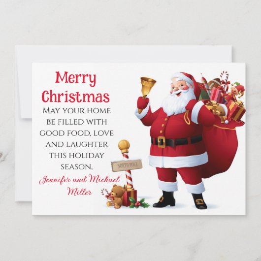 Easy Beef Stroganoff Recipe Sharing Kerstmis Feestdagenkaart (Voorkant)