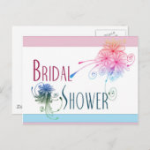Easy Bridal Shower Invitation Briefkaart (Voorkant / Achterkant)