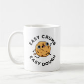 Easy Crumb Easy Dough Grappige Cookie Pun Koffiemok (Links)