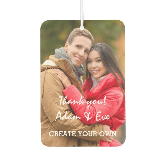 Easy Custom Event Photo Template Luchtverfrisser (Voorkant)