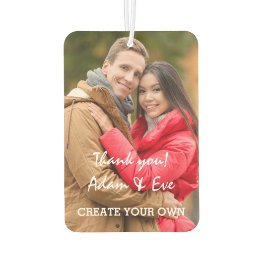 Easy Custom Event Photo Template Luchtverfrisser (Achterkant)