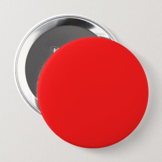 Easy Customization - Personalize 4" Round Red Ronde Button 4,0 Cm (Voorkant /achterkant)