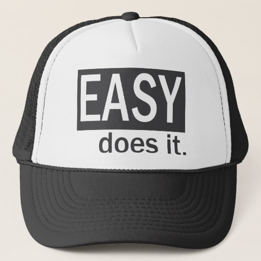 Easy Do It Drk Gry/White Trucker Pet (Voorkant)