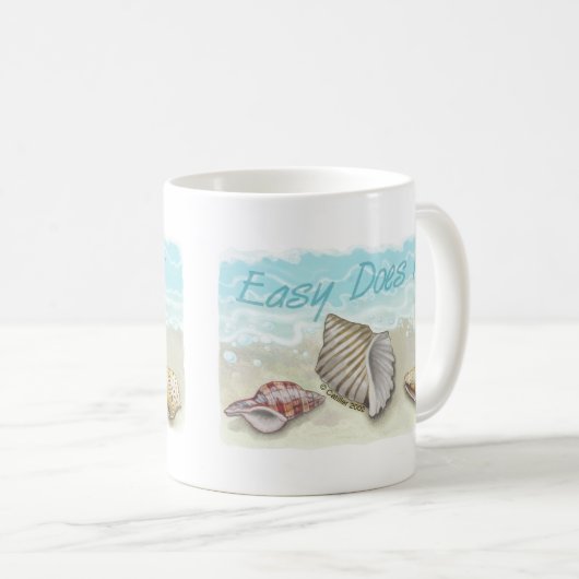 Easy Do It Seashell Koffiemok (Voorkant rechts)