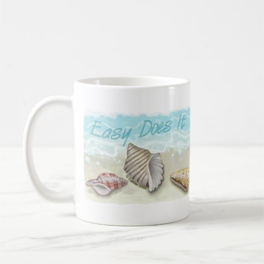 Easy Do It Seashell Koffiemok (Links)