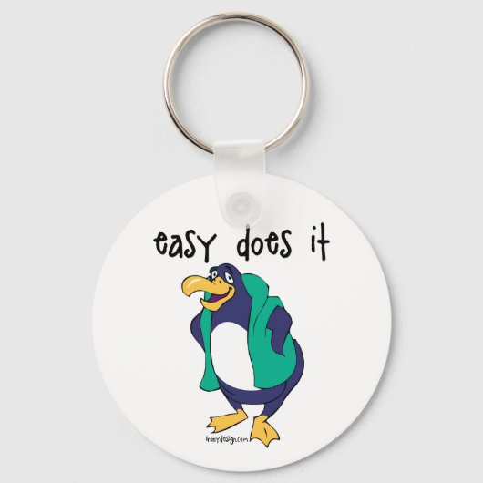 Easy Do It Slogan Sleutelhanger (Achterkant)