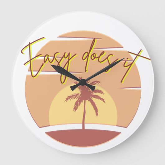Easy Does it Clock Grote Klok (Voorkant)
