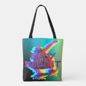 Easy Does It Doe Het Easy Skateboard Grafisch Tote Bag (Achterkant)