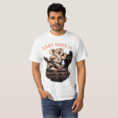 Easy Does It Weekend Running Club Retro Koala T-sh T-shirt (Voorkant volledig)