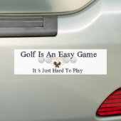 Easy Golf Bumpersticker (Op auto)