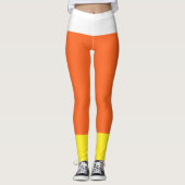 Easy Halloween Costume Candy Corn Leggings (Voorkant)