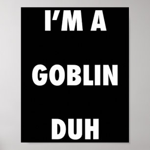 Easy Halloween Goblin Kostuum Shirt voor mannen Vr Poster