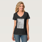 Easy Halloween Scary Job Application T-shirt (Voorkant volledig)