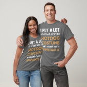 Easy Lazy Hotdog Halloween kostuum T-shirt (Unisex)