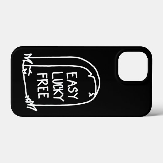 Easy Lucky Free Phone Case (Achterkant (horizontaal))