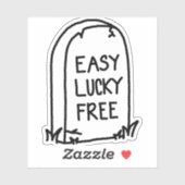 Easy Lucky Free Sticker (Vel)