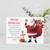 Easy Mac en Cheese Recipe Sharing Kerstmis Feestdagenkaart (Staand voorkant)