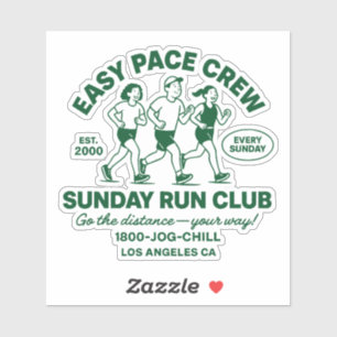 Easy Pace Crew Sticker