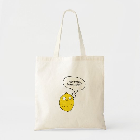 Easy Peasy Citroen Wat?! Tote Bag (Voorkant)