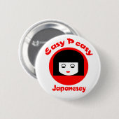 Easy Peasy Japesey Ronde Button 5,7 Cm (Voorkant /achterkant)