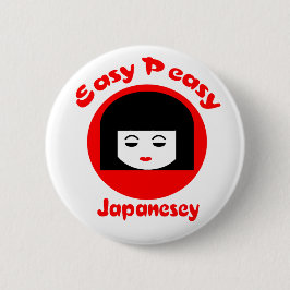 Easy Peasy Japesey Ronde Button 5,7 Cm