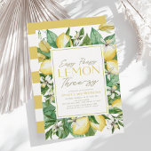 Easy Peasy Lemon Drie-zy Citrus 3e Verjaardag Kaart