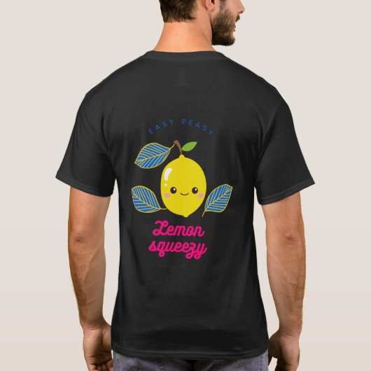 Easy peasy Lemon Squeeze T-shirt (Achterkant)