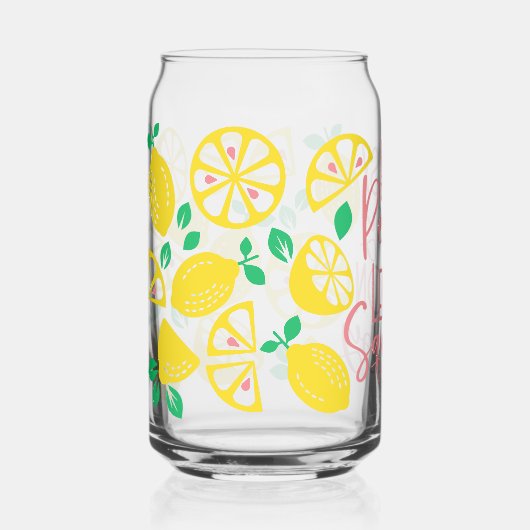 Easy Peasy Lemon Squeezy Blikvorm Glas (Voorkant)