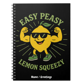 Easy Peasy Lemon Squeezy Cadeau – Grappige Hallo Z Notitieboek
