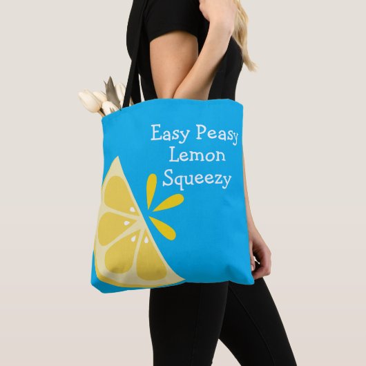 Easy Peasy Lemon Squeezy Canvas tas for Summer (Dichtbij)