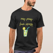 Easy Peasy Lemon Squeezy Fun Lemonade Summer Summe T-shirt (Voorkant)